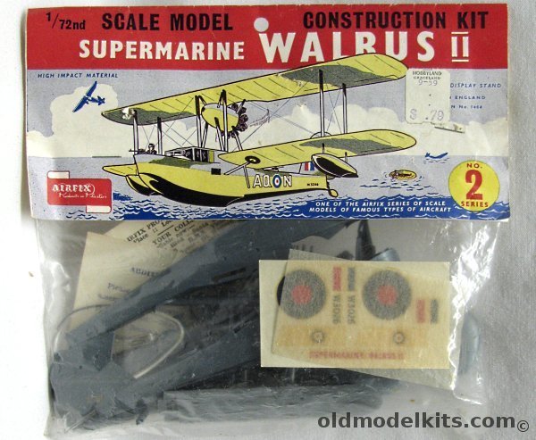 Airfix 1/72 Supermarine Walrus II, 1404 plastic model kit